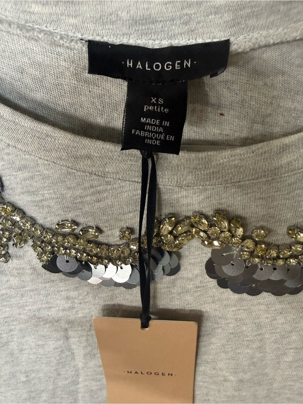Halogen Light Gray Short Sleeve Tee - Picture 2 of 3